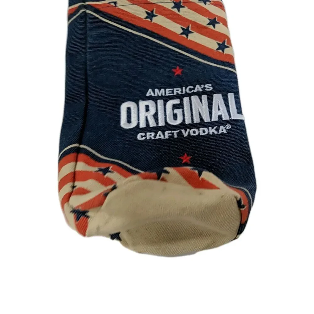 Tito's Handmade Vodka Gift Bag  Bottle Sleeve Austin Texas Red White Blue